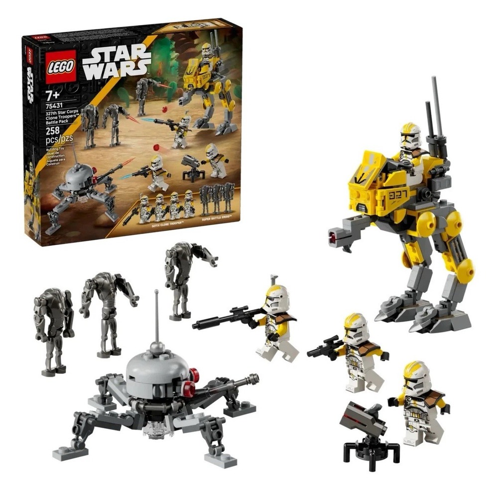 Lego Star Wars 327th Star Corps Clone Troopers Battle Pack 75431 NEW